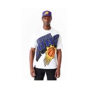 Witte Suns NBA T-shirt New Era , White , Heren