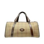 Pre-owned Canvas travel-bags Burberry Vintage , Beige , Dames