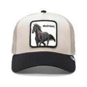 Beige Mustang Trucker Cap Goorin Bros , Beige , Heren