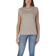 Beige Viscose Top & T-Shirt b.young , Beige , Dames