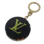 Pre-owned Canvas key-holders Louis Vuitton Vintage , Black , Dames