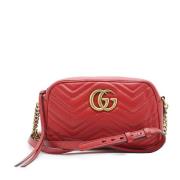 Pre-owned Leather gucci-bags Gucci Vintage , Red , Dames