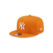 Oranje Yankees League Essential Pet New Era , Orange , Heren