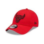 Rode Bulls Marmer Infill Pet New Era , Red , Heren