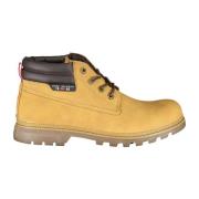 Gele Heren Veterschoen met Contrastdetails Carrera , Yellow , Heren