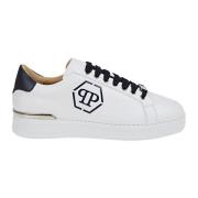 Donkerblauwe Sneakers voor Mannen Philipp Plein , White , Heren