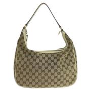 Pre-owned Canvas gucci-bags Gucci Vintage , Beige , Dames