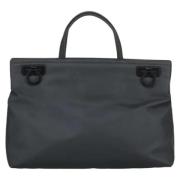 Pre-owned Fabric handbags Salvatore Ferragamo Pre-owned , Black , Dame...