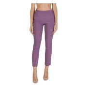 Paarse Slip-On Broek Herfst/Winter Stijl Sandro Ferrone , Purple , Dam...