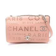 Pre-owned Fabric chanel-bags Chanel Vintage , Pink , Dames