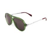 Groene Acetaat Zonnebril Zadig & Voltaire , Green , Dames