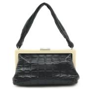 Pre-owned Leather handbags Chanel Vintage , Black , Dames