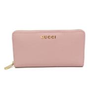 Pre-owned Leather wallets Gucci Vintage , Pink , Dames