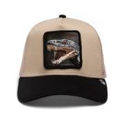 Beige Vicious Snake Trucker Cap Goorin Bros , Beige , Heren