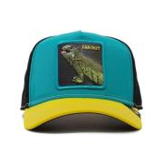 Zwarte Iguana Party Trucker Pet Goorin Bros , Multicolor , Heren