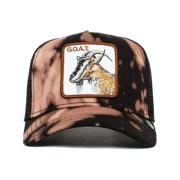 Zwarte Acid Goat Trucker Cap Goorin Bros , Multicolor , Heren