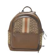 Pre-owned Canvas backpacks Coach Pre-owned , Beige , Dames