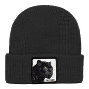 Zwarte Panther Vision Beanie Muts Goorin Bros , Black , Unisex