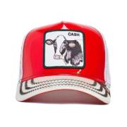 Rode koeienleren hoed Goorin Bros , Red , Heren