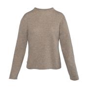 Taupe Selma Sweater Plaza Hést , Beige , Dames