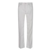 Witte Moderne Dojo Tailorless Jeans 7 For All Mankind , White , Dames