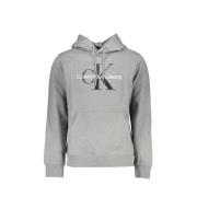 Grijze hoodie met lange mouwen Calvin Klein , Gray , Heren