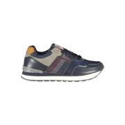 Blauwe sportschoenen met logo-accent Carrera , Blue , Heren