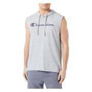 Legacy Logo Hooded Vest Champion , Gray , Heren