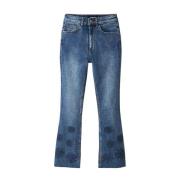 Skinny Katoen-Blend Jeans Desigual , Blue , Dames