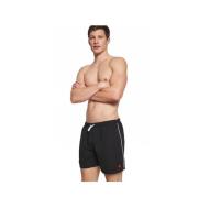 Navy Zwemshorts met Geborduurd Logo Ellesse , Black , Heren