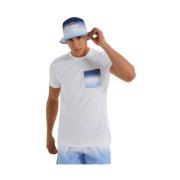 Witte Flapper Zak T-shirt Ellesse , White , Heren