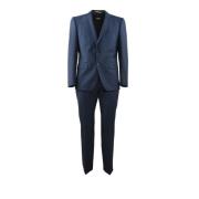 Elegant Wolblend Monopetto Pak Hugo Boss , Blue , Heren