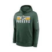 Groene Packers Club Hoodie met Logo Nike , Green , Heren