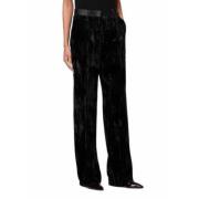 Zwarte Fluwelen Rokende Broek Elegante Stijl Paul Smith , Black , Dame...