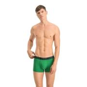 Groen/Zwart Basic Trunk Boxers Puma , Green , Heren