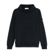 Heren Sweatshirt in Blauw Stone Island , Blue , Heren