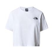 Witte T-shirts en Polos The North Face , White , Dames