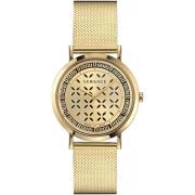 Dames Quartz Horloge Nieuwe Generatie Goudkleur Versace , Yellow , Dam...