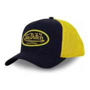 Zwart/Gele Trucker Cap VON Dutch , Multicolor , Heren