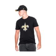 Zwarte Saints Team Logo Tee New Era , Black , Heren