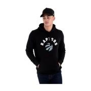 Raptors Team Logo Hoodie New Era , Black , Heren