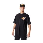 Zwarte Suns Arch T-shirt New Era , Black , Heren