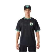 Zwarte Celtics NBA Mesh Tee New Era , Black , Heren