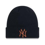 Zwarte Yankees League Manchet Beanie New Era , Black , Unisex