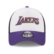 Witte Lakers Team Trucker Pet New Era , White , Heren