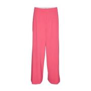 Roze Palazzo Broek met Elastaan Vero Moda , Pink , Dames