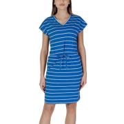 Blauwe Katoenen Jurk Lente/Zomer Collectie b.young , Blue , Dames