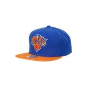 Royal Knicks Team Snapback Hat Mitchell & Ness , Blue , Heren