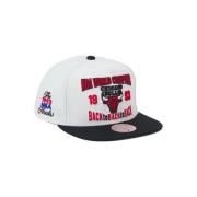 Witte Bulls 93 Snapback Pet Mitchell & Ness , White , Heren