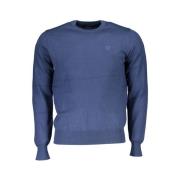 Blauwe Polyamide Trui voor Mannen North Sails , Blue , Heren